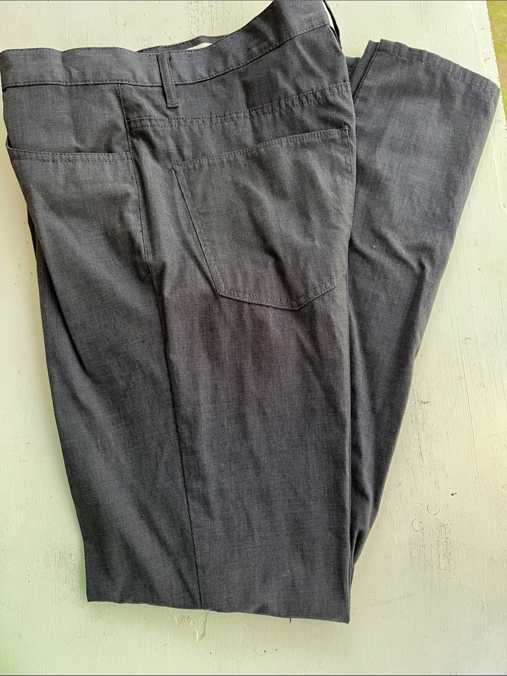 Perry Ellis Portfolio Slim Fit Dress Pants in Charcoal
